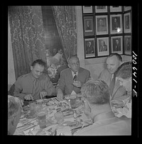 Washington, D.C. Lunchers at the Occidental Hotel restaurant. Sourced from the Library of Congress.