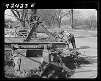 [Untitled photo, possibly related to: Washington, D.C. Clearing earth and old paving for extension of Independence Avenue at Fourteenth]. Sourced from the Library of Congress.