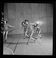 Washington, D.C. Dancing class at an elementary school. Sourced from the Library of Congress.