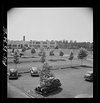 [Untitled photo, possibly related to: Greenbelt, Maryland. Elementary school used as community center in the evenings]. Sourced from the Library of Congress.