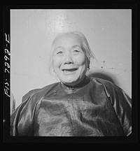 [Untitled photo, possibly related to: New York, New York. Old Chinese woman in Chinatown]. Sourced from the Library of Congress.