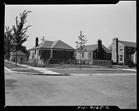 Detroit (vicinity), Michigan. New defense houses. Sourced from the Library of Congress.
