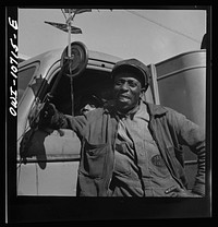 Washington, D.C. Truck drivers for the Alaska Coal Company. Sourced from the Library of Congress.