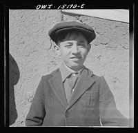 [Untitled photo, possibly related to: Chacon, Mora County, New Mexico. School children]. Sourced from the Library of Congress.