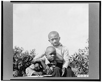 Daytona Beach, Florida. Bethune-Cookman College. Two youngsters who attend the elementary school located at the college. Sourced from the Library of Congress.