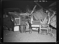 Detroit, Michigan. Scrap collected for salvage at a rally sponsored by the Work Projects Administration (WPA) at the state fairgrounds. Sourced from the Library of Congress.