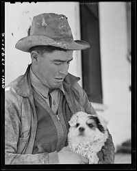 [Untitled photo, possibly related to: Mora (vicinity), New Mexico. An Anglo rancher]. Sourced from the Library of Congress.