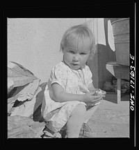 Trampas, New Mexico. The youngest daughter of Juan Lopez. Sourced from the Library of Congress.