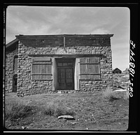 Moreno Valley, Colfax County, New Mexico. A ghost town. Sourced from the Library of Congress.