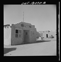 Questa(?), New Mexico. Pool room. Sourced from the Library of Congress.