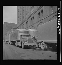 New York, New York. The Twenty-third Street terminal of Associated Transport Company. Sourced from the Library of Congress.