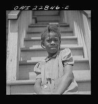 [Untitled photo, possibly related to: New Orleans, Louisiana. Little girl]. Sourced from the Library of Congress.