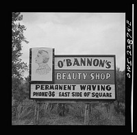 Huntsville (vicinity), Texas. Advertisement. Sourced from the Library of Congress.