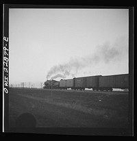 [Untitled photo, possibly related to: Lafayette (vicinity), Louisiana. Train]. Sourced from the Library of Congress.