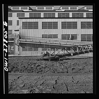 Morenci, Arizona. Copper concentrating plant of the Phelps Dodge mining corporation where copper ore is processed. Sourced from the Library of Congress.