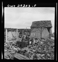 [Untitled photo, possibly related to: Some of the devastation around Tunis after the Allies delivered the knockout blow]. Sourced from the Library of Congress.