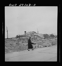 Some of the devastation around Tunis after the Allies delivered the knockout blow. Sourced from the Library of Congress.