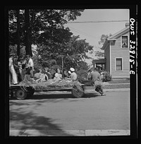 [Untitled photo, possibly related to: Oswego, New York. A hayride for the United Nations heroes and Oswego girls during United Nations week]. Sourced from the Library of Congress.