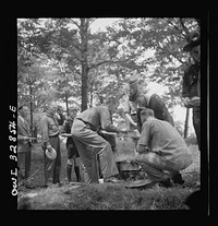 [Untitled photo, possibly related to: Oswego, New York. United Nations heroes being served lunch at the boy scout outing during United Nations week]. Sourced from the Library of Congress.