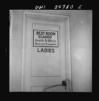 Corpus Christi, Texas. Rest room on the beach. Sourced from the Library of Congress.