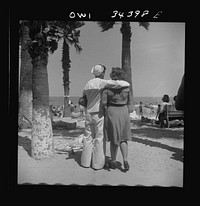 [Untitled photo, possibly related to: Corpus Christi, Texas. Sailor and girl]. Sourced from the Library of Congress.