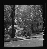 Oswego, New York. A street scene. Sourced from the Library of Congress.