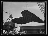 California shipbuilding yards, Terminal Island, California. Building Liberty ships. Sourced from the Library of Congress.