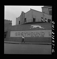 Pittsburgh, Pennsylvania. The exterior of the Greyhound bus terminal. Sourced from the Library of Congress.