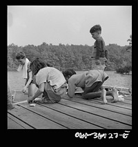 Haverstraw, New York. Interracial activities at Camp Christmas Seals, where children are aided by the Methodist Camp Service. Sourced from the Library of Congress.