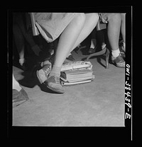 Washington, D.C. Feet of students at Woodrow Wilson High School. Sourced from the Library of Congress.