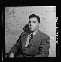 [Untitled photo, possibly related to: Herbert Dinerstein, junior regional analyst for northeast Asia. Far East Section, Overseas Branch, Office of War Information]. Sourced from the Library of Congress.
