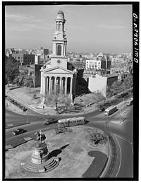 Thomas Circle, Washington, D.C.. Sourced from the Library of Congress.