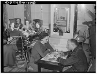 Washington, D.C. In the officers' lounge at the United Nations service center. Sourced from the Library of Congress.