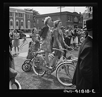 Southington, Connecticut. Southington school children staging a patriotic demonstration. Sourced from the Library of Congress.