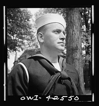 Bethlehem, Pennsylvania. Bach festival. Wilmer L. Henninger, (Seaman First Class), United States Navy, has been with the choir for six years singing tenor. His wife is also a member of the choir. Sourced from the Library of Congress.