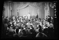 [Untitled photo, possibly related to: New York, New York. Merchant marine theatre. Wing canteen. The audience]. Sourced from the Library of Congress.
