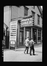 Southington, Connecticut. Monty's Diner. Sourced from the Library of Congress.