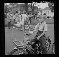 Southington, Connecticut. Southington school children staging a patriotic demonstration. Sourced from the Library of Congress.