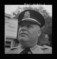 Southington, Connecticut. Chief of police. Sourced from the Library of Congress.