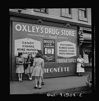 [Untitled photo, possibly related to: Southington, Connecticut. A store sign]. Sourced from the Library of Congress.