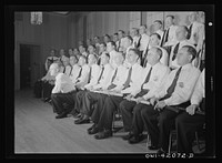 Southington, Connecticut. A group portrait of a policemen's (?) organization. Sourced from the Library of Congress.