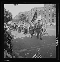 Brooklyn, New York. Anniversary Day parade of the Sunday school at the Church of the Good Shepherd. Sourced from the Library of Congress.