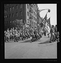 Brooklyn, New York. Anniversay Day parade of the Sunday school of the Church of the Good Shepherd. Sourced from the Library of Congress.