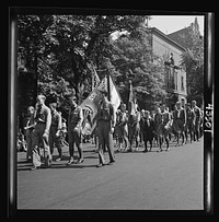 Brooklyn, New York. Anniversay Day parade of the Sunday school of the Church of the Good Shepherd. Sourced from the Library of Congress.