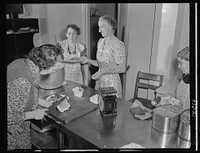 Brooklyn, New York. The ladies aid community kitchen at the Church of the Good Shepherd. Sourced from the Library of Congress.