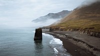 Nature desktop wallpaper background, Arnarstapi on the south coast of the Snæfellsnes Peninsula, Iceland