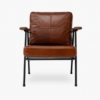Industrial leather chair loft style furniture