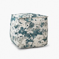 Pouf patterned floor cushion