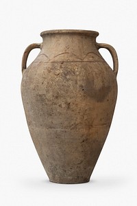 Rustic antique vase psd mockup mediterranean style