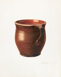 Apple Butter Pot (1935–1942) by Nicholas Amantea. Original from The National Galley of Art. Digitally enhanced by rawpixel.